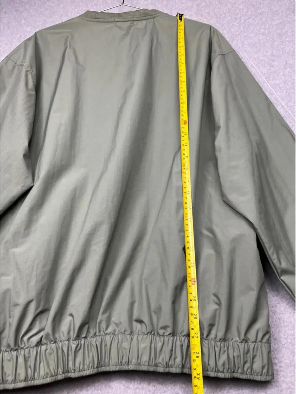 Izod XFG Golf Pullover WindBreaker Nylon Mens  XL Lightweight Green Outdoor